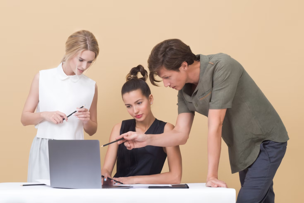 People in a meeting